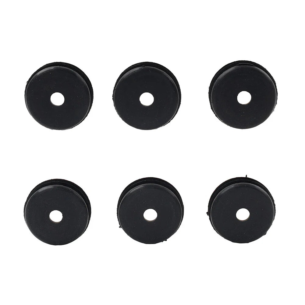 6 x Black Side Nerf Bar End Cap Plug for Polaris General 1000 (2016-2025)