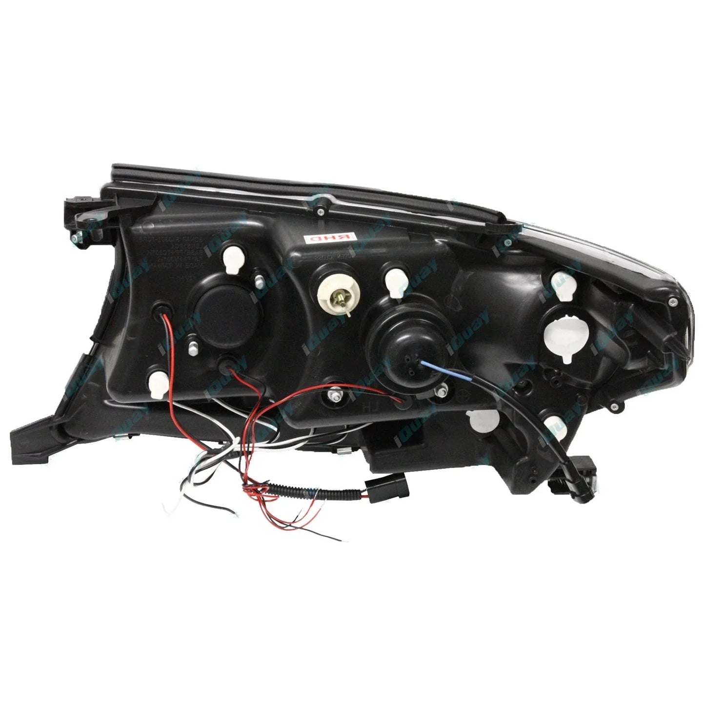 Angel-eye Projector LED Chrome Headlights for Landcruiser 200 Series (2007-2015)