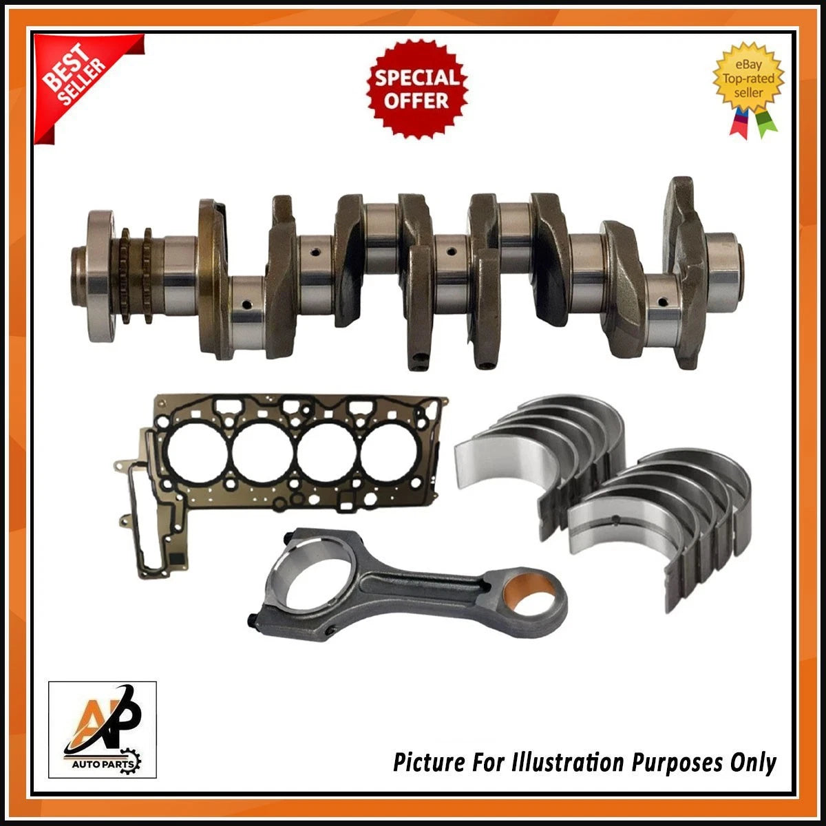 Crankshaft Rebuild Kit for BMW Mini N47 2.0 Diesel (2007–2016)