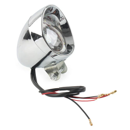 Chrome Retro LED Headlight Spot Lamp for Honda VTX 1800 (2002-2009)