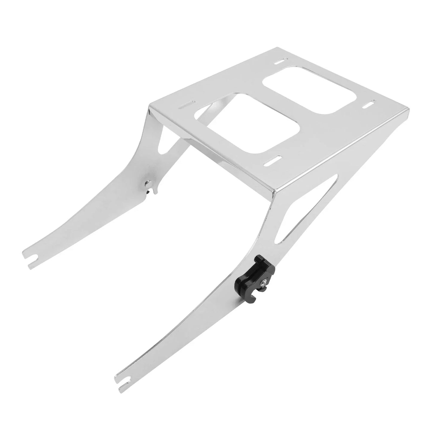 Chrome Trunk Mounting Rack Hardware for Harley Fatboy (2008-2017)