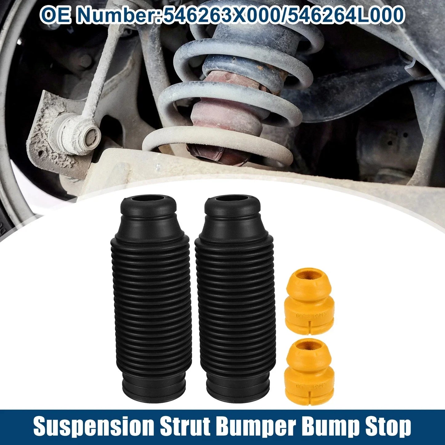Strut Bumper Bump Stop w/ Dust Cover for Hyundai Accent (2017) - 1 Set