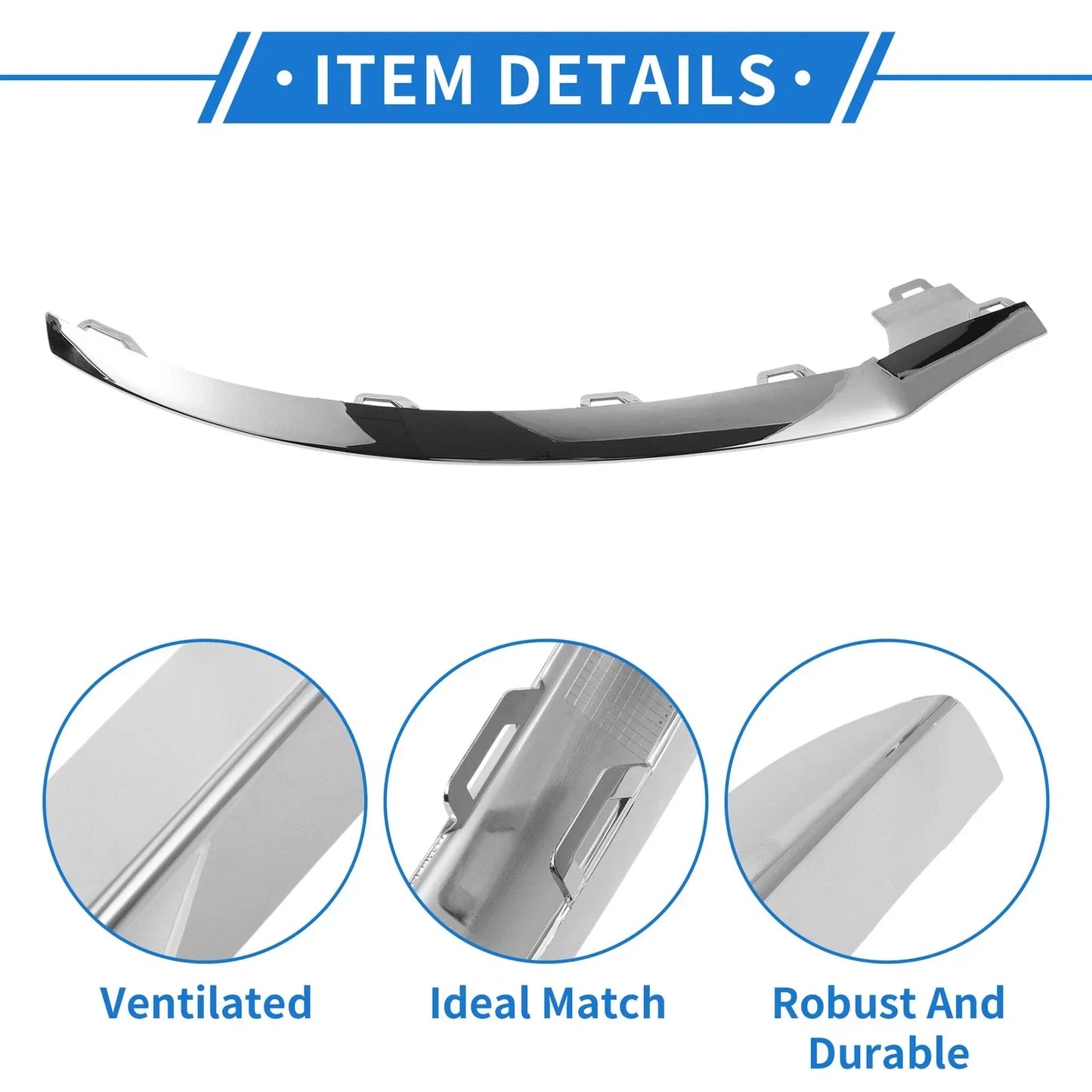 Front Left Bumper Grille Trim for Mercedes-Benz CLS400 (2015-2018)