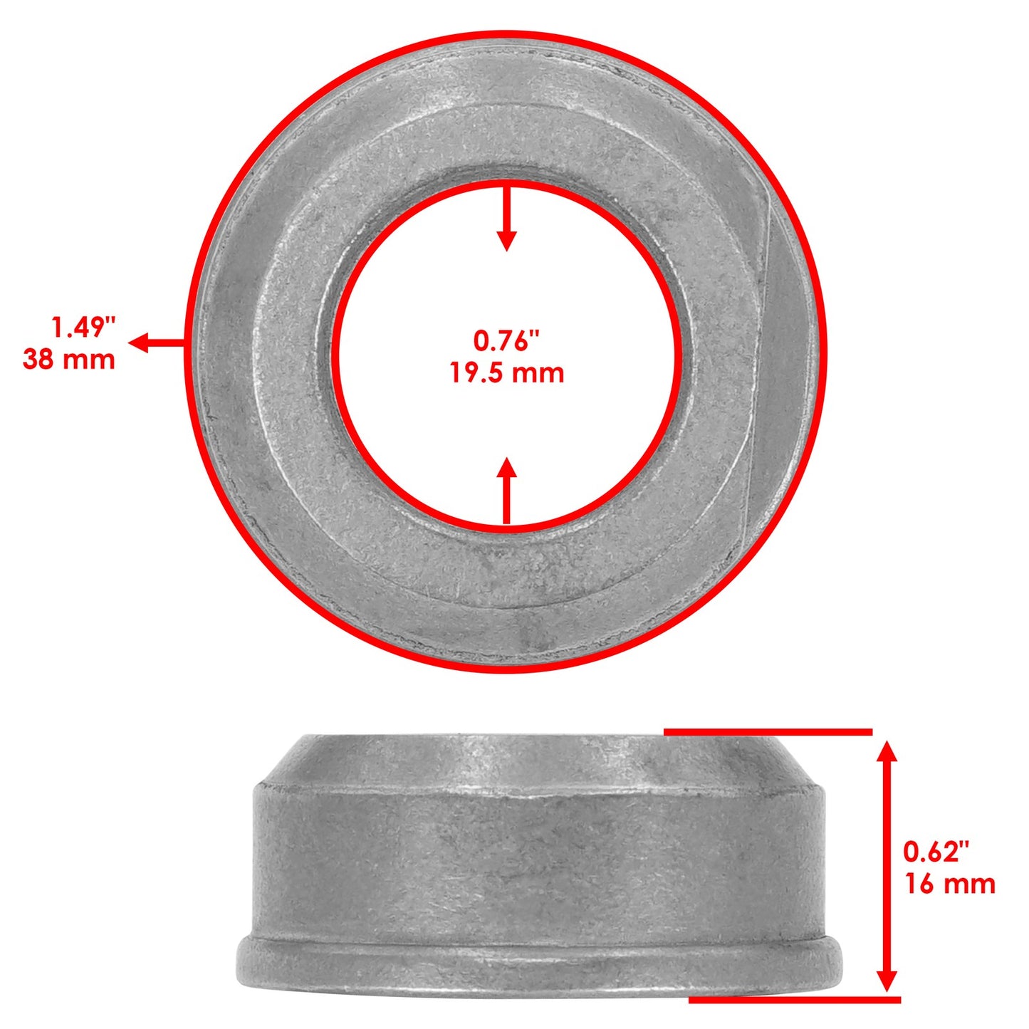 Caster Wheel Roller Bearing and Bushing Replacement for Land Pride ACCU-Z (2010–2020)