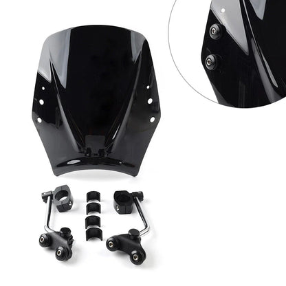 Universal Black Motorcycle Windshield Deflector