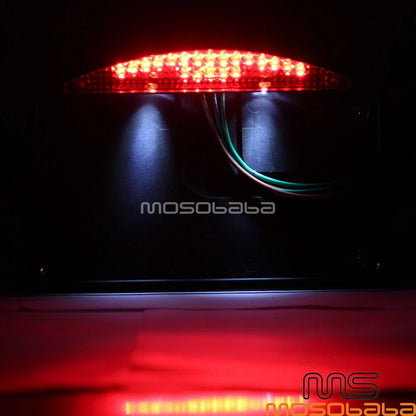 LED Brake Tail Light & License Plate Holder for Harley FXS