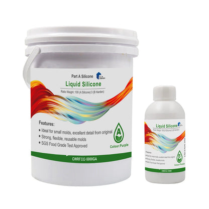 Liquid Silicone Rubber Mould Making Kit 1Kg 2Kg 5Kg 10Kg Green