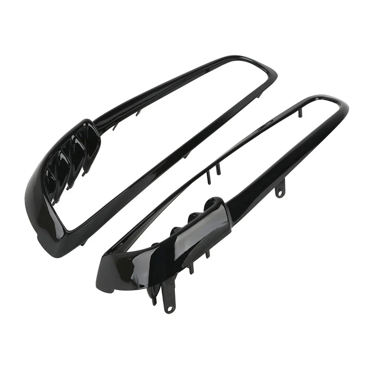 Black Radiator Trim Bezels for Harley V-Rod VRSCA VRSCB Night Rod (2001-2010)