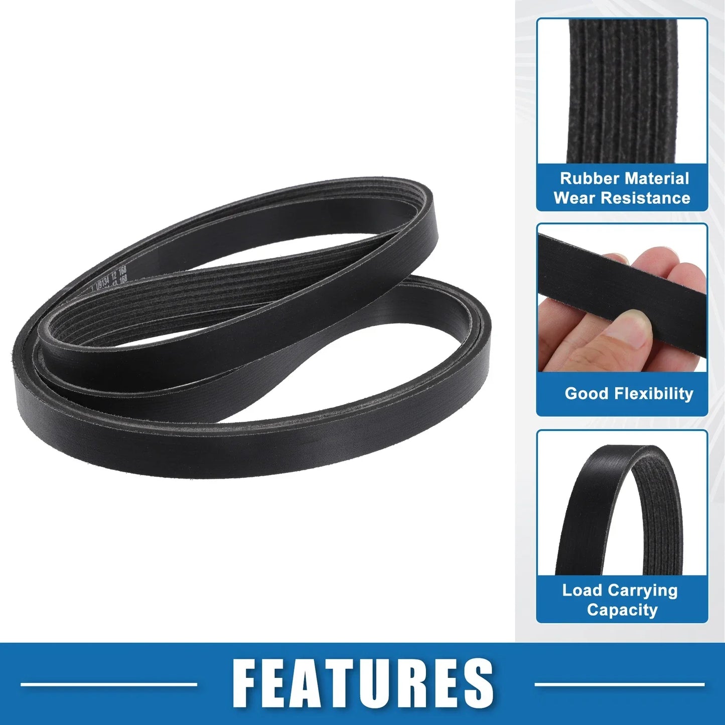 2 x Car Serpentine Belts for Lexus RX 330 Base (2005)