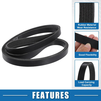 2 x Car Serpentine Belts for Lexus RX 330 Base (2005)