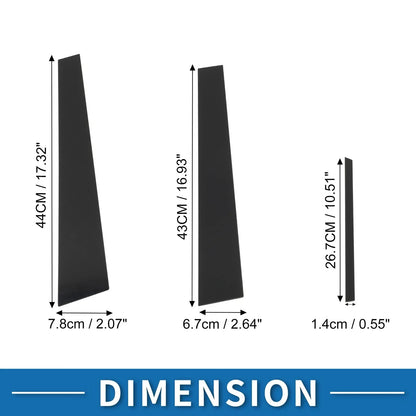 6 Pcs Black Door Pillar Window Trim for Lexus ES (2002-2006)