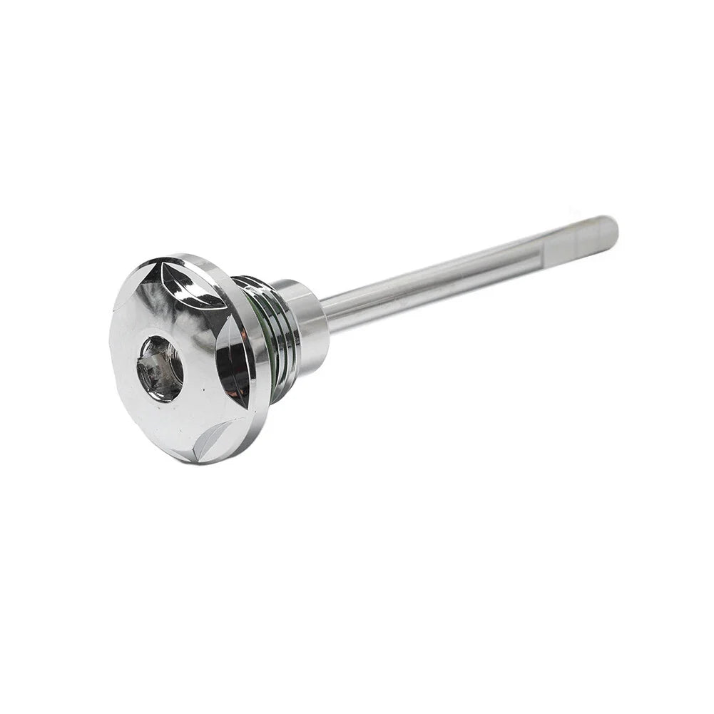 Chrome Transmission Oil Dipstick Plug for Harley Dyna Softail Touring (1987)