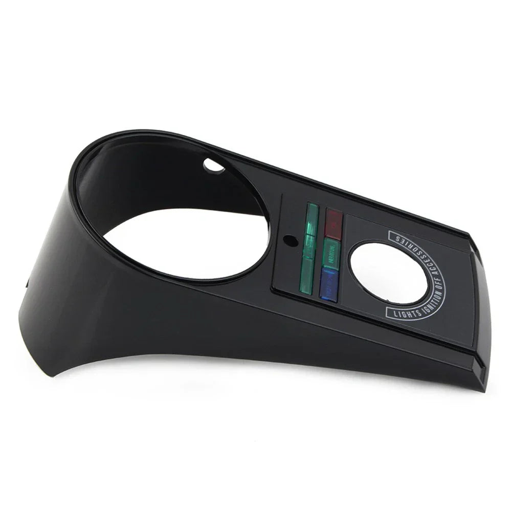 Speedometer Dash Panel Cover for Harley Softail (1971-1990) Black