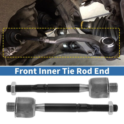 2 x Front Inner Tie Rod End Links for Lexus LS430 (2001-2006)
