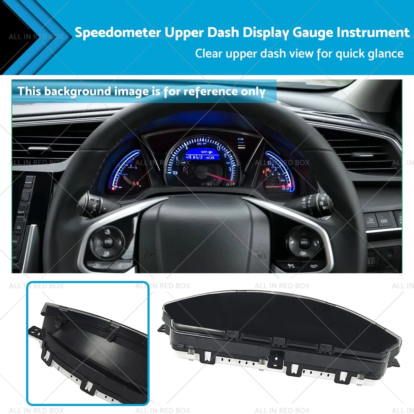 Speedometer Upper Dash Display Gauge for Honda (2006-2011)