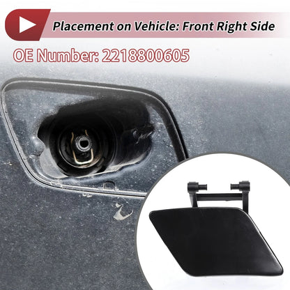 Front Right Bumper Headlight Washer Nozzle Cover for Mercedes-Benz S600 (2000-2006)