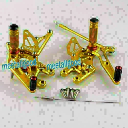 Rearset Rear Set for Kawasaki Ninja ZX10R (2004-2005) Gold Motorcycle