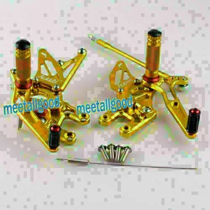 Rearset Rear Set for Kawasaki Ninja ZX10R (2004-2005) Gold Motorcycle