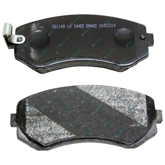 2 Rear Disc Rotors + 4wd Brake Pads for Nissan Patrol GU Y61 1998-2016