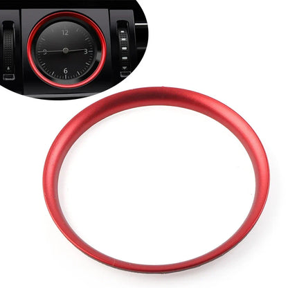 VW Passat B8 Interior Console Clock Frame Trim 2016-2019 Red