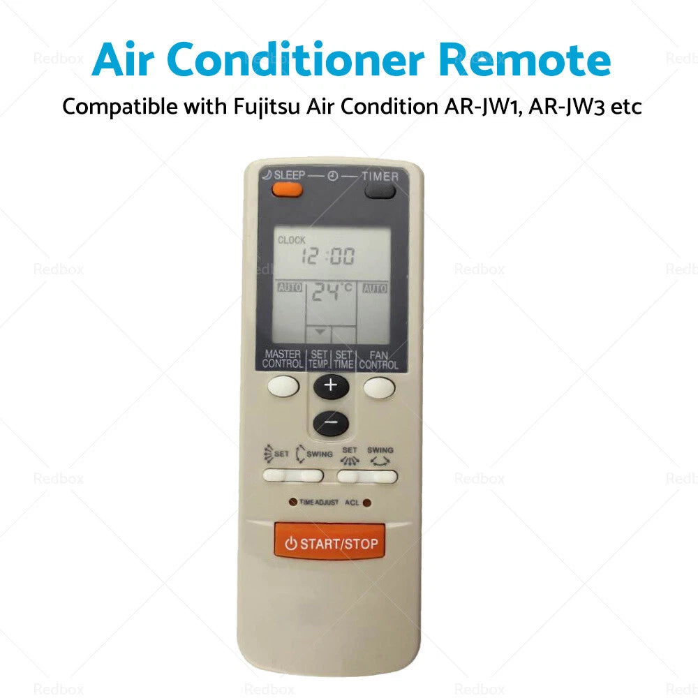 Fujitsu Air Con Remote for AR-JW1, AR-JW3, AR-JW11, AR-HG1, AR-HG2, AR-DB1