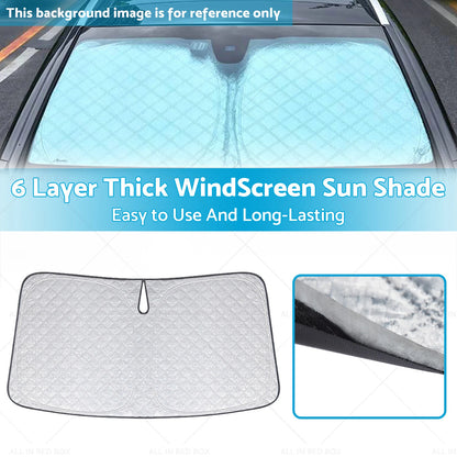 6 Layer Thick Windshield Sun Shade for Ford Ranger (2011-2022)
