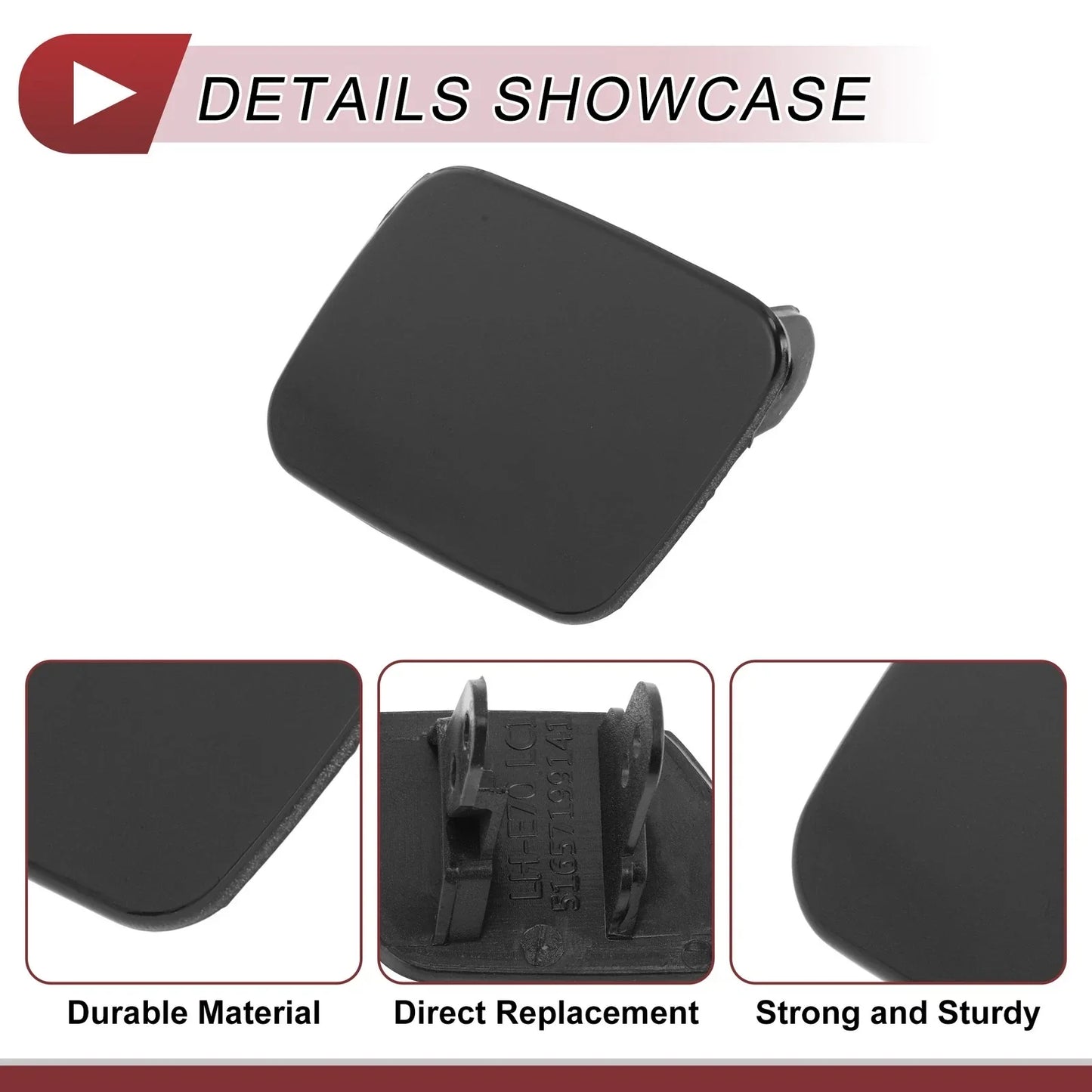 Front Left Bumper Trim Nozzle Cover for BMW X5 (2007 - 2013)