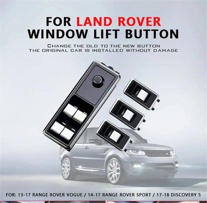 4Pcs Window Button Retrofit Kit for Land Rover Range Rover Discovery (2013-2023)