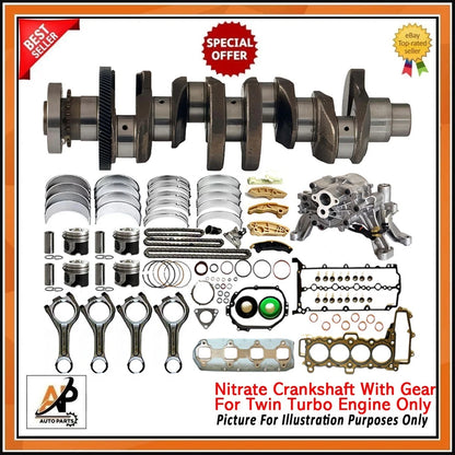 Crankshaft Engine Rebuild Kit Replacement for Jaguar Range Rover (2013–2015)