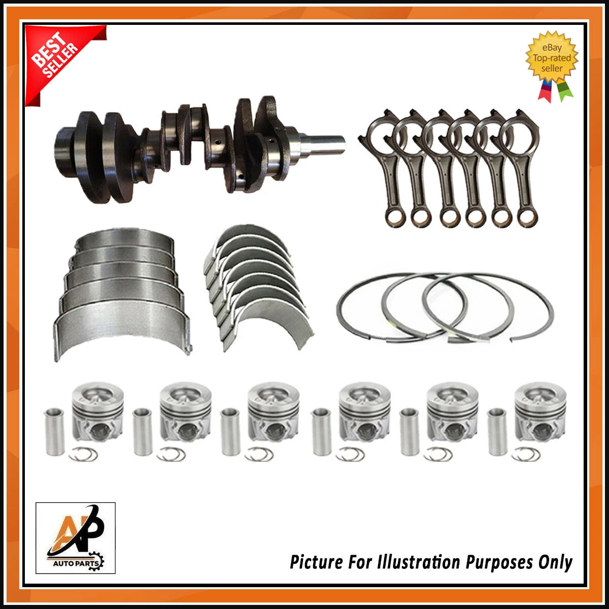 Crankshaft Rebuild Kit for Land Rover Discovery 3 2.7 TD (2005–2009)