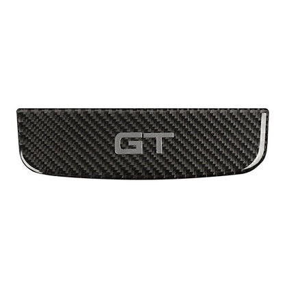 Carbon Fiber Interior Storage Box Trim Cover for Ford Mustang (2015-2019)
