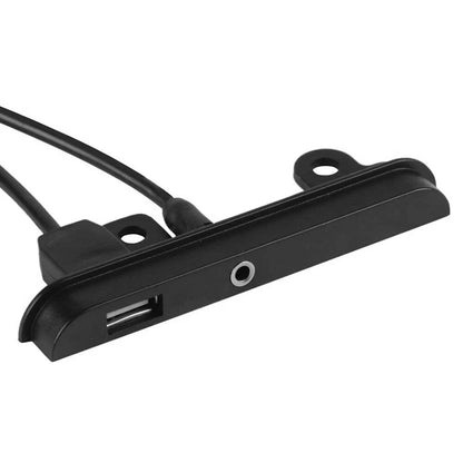 DIN Fascia Dash Kit Side Trims with USB Aux Port for Toyota