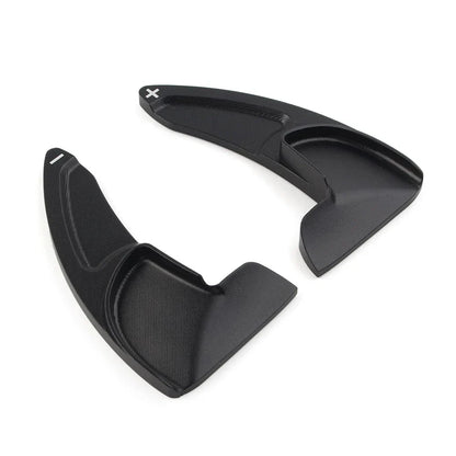 Black Steering Wheel Shift Paddle Shifter Extensions for Dodge Jeep Chrysler (N/A)