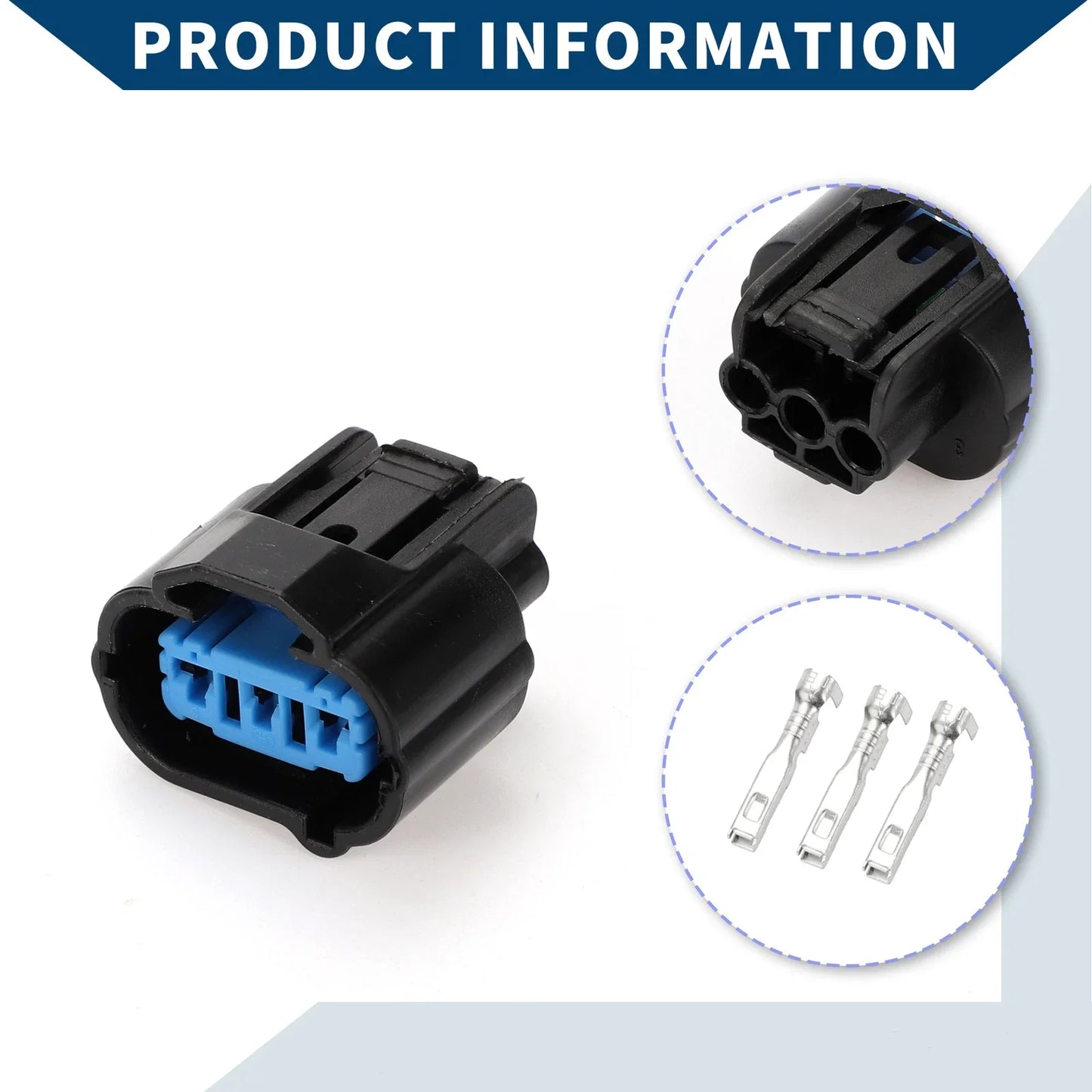 3 Pin Speed Sensor Connector Plug for Honda Odyssey Accord CRV (2003-2007)