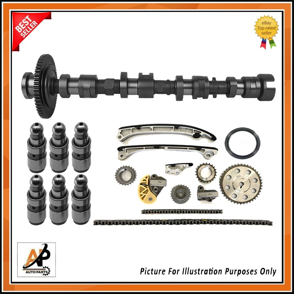 Camshaft Exhaust Timing Chain Kit with Lifters x6 for Mazda CX-5 (2012–2018)