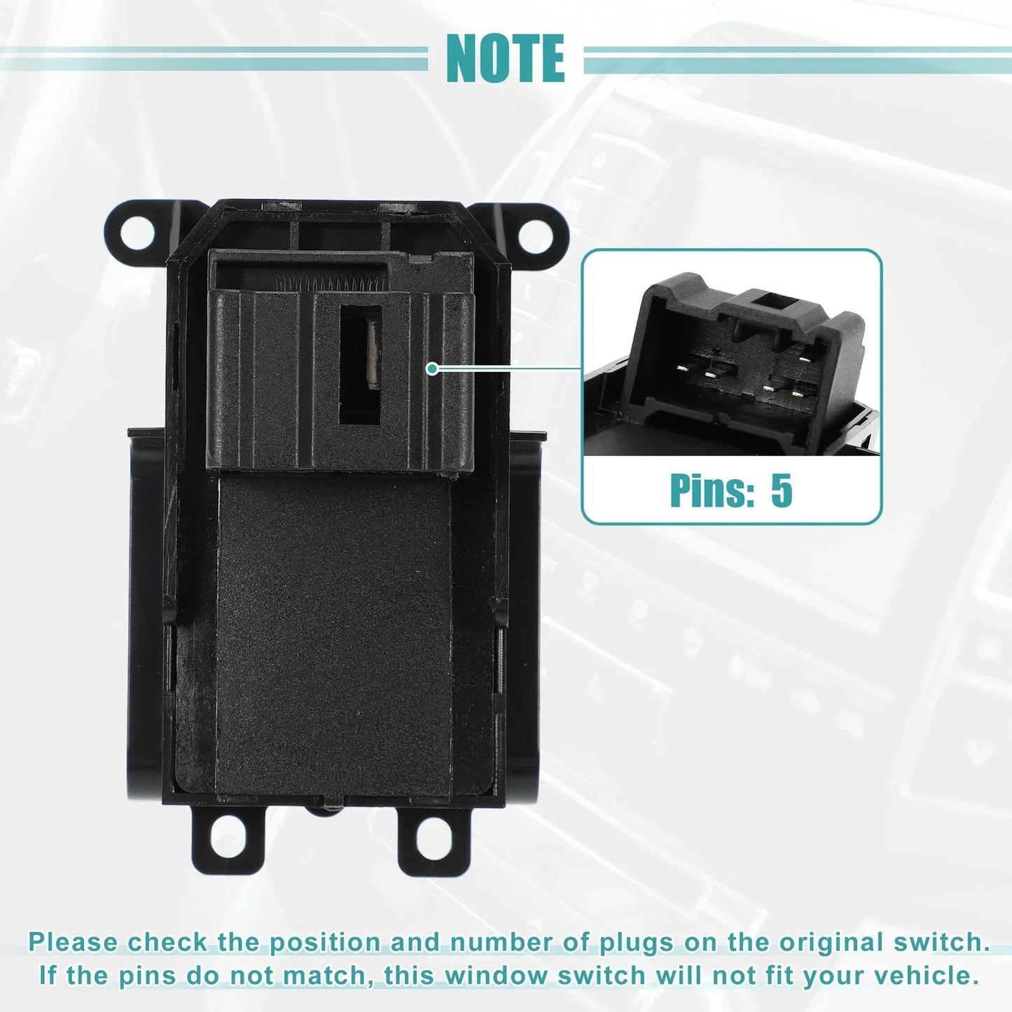 Power Window Switch for Honda CR-V 2.4L (2007-2009)
