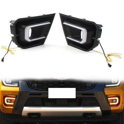 LED Daytime Running Light Yellow Turn Signal Lamp for Ford Ranger Wildtrak (22-23)