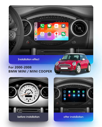 9'' Carplay Navigation GPS for BMW Mini Cooper (2000-2008)