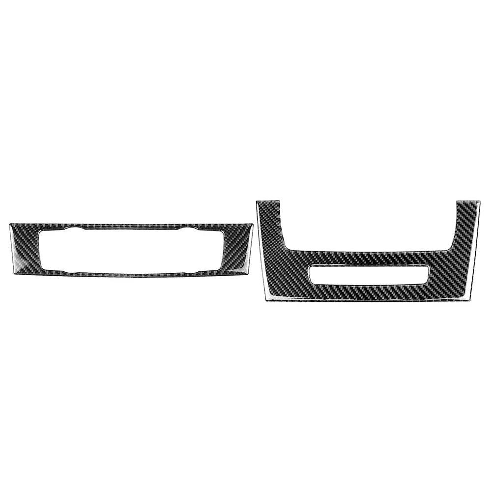 Carbon Fiber CD Panel Cover Trim for BMW 3 Series E90 E92 E93 (2005-2012)