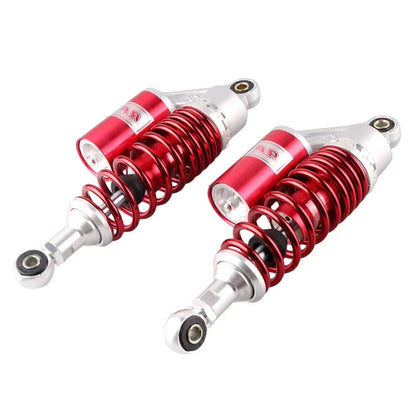 280mm 11" Air Shock Absorbers Pair for Scooter Bike Moped Red