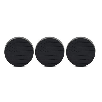 3 x Lock Door Key Hole Socket Cover Trim for Jeep Wrangler TJ JK JL JT