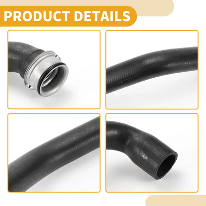 Radiator Hose for Mercedes-Benz ML350 3.5L (2006-2011) Rubber Black