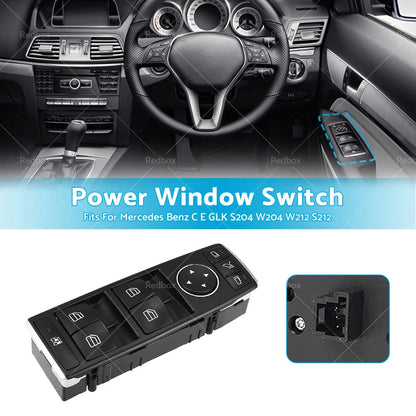 Master Power Window Switch for Mercedes Benz C E GLK S204 W204 W212 (2008-2016)