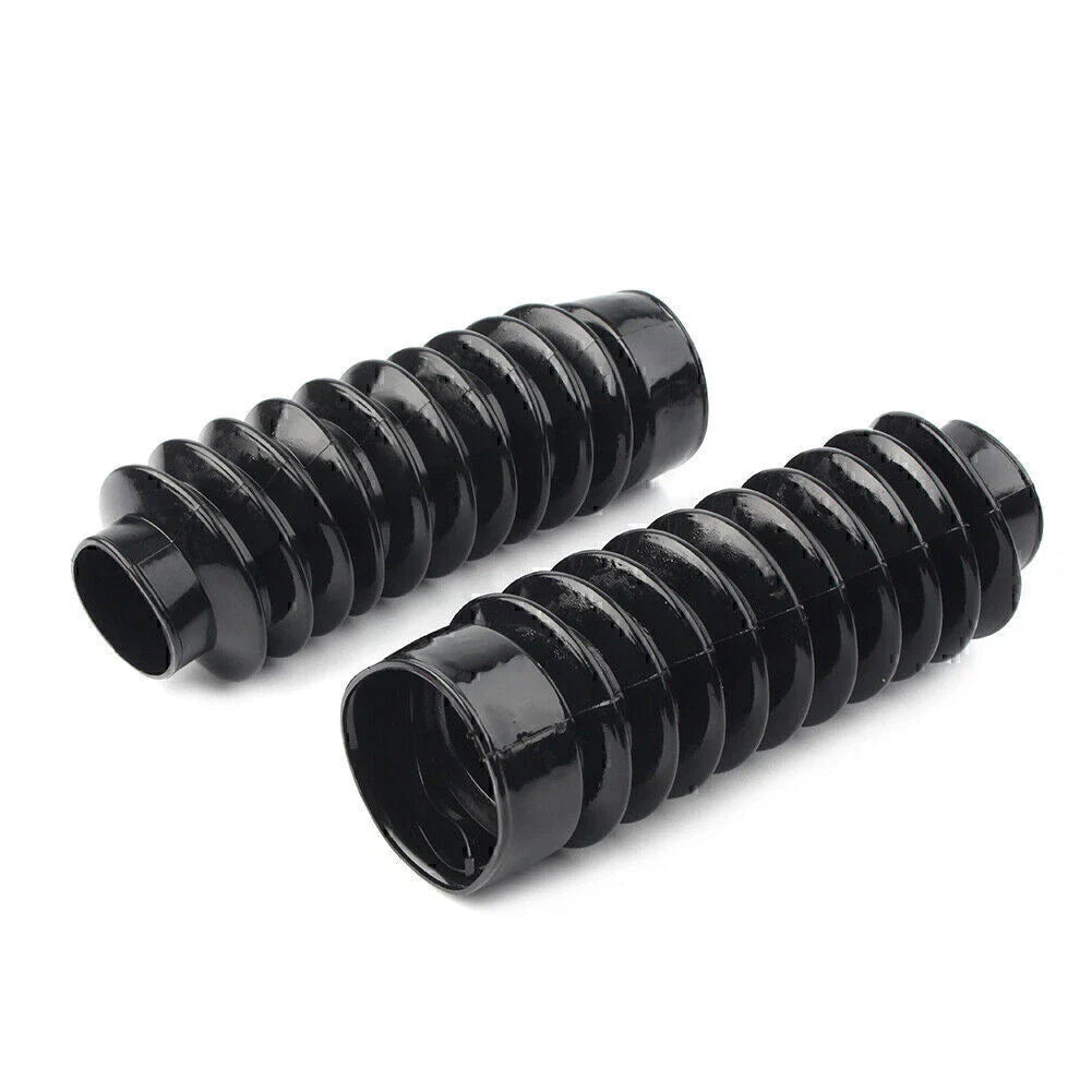 49mm Front Fork Gaiters Boots for Harley Dyna