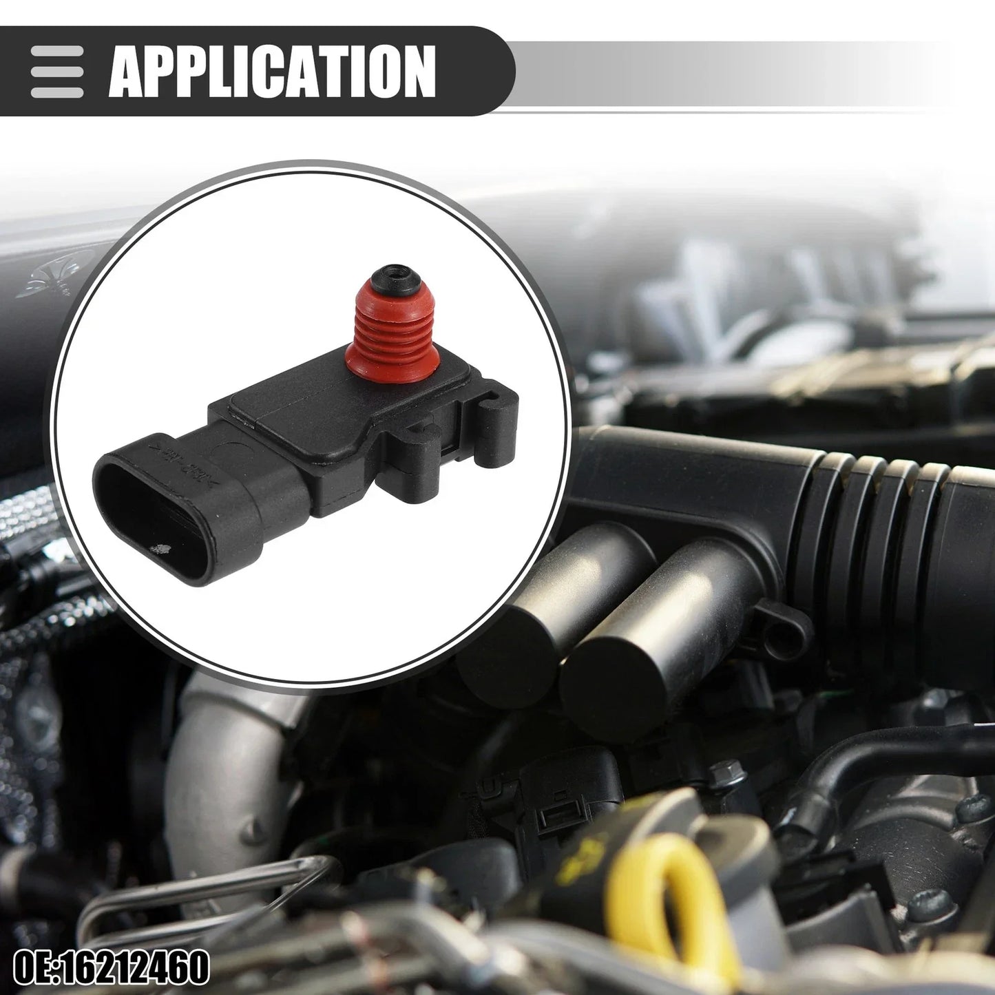 MAP Manifold Air Pressure Sensor for Chevrolet Cavalier 2.2L (2000-2005)