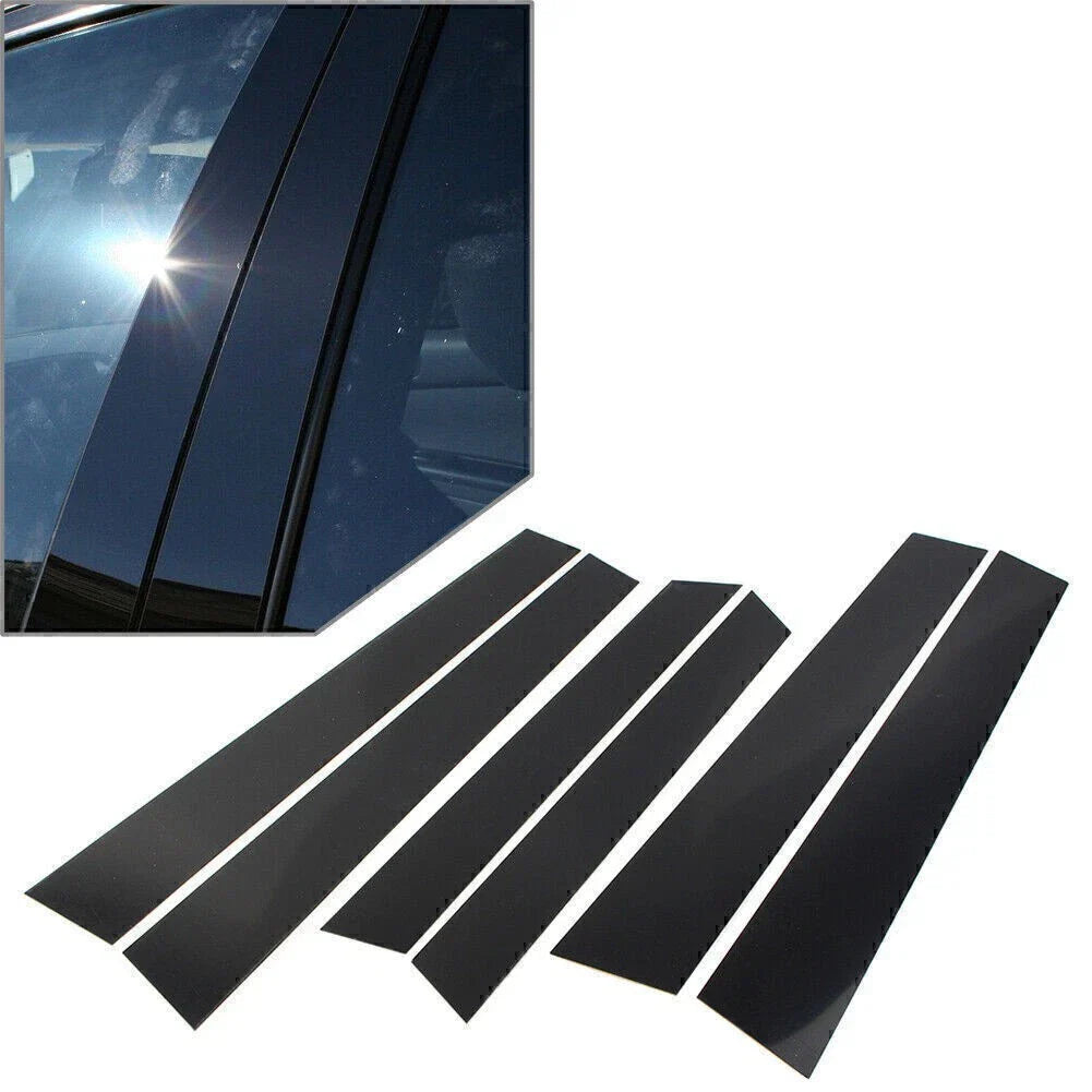 Black Door Trim Cover Kit for Honda CR-V (2007-2011) - 6pcs