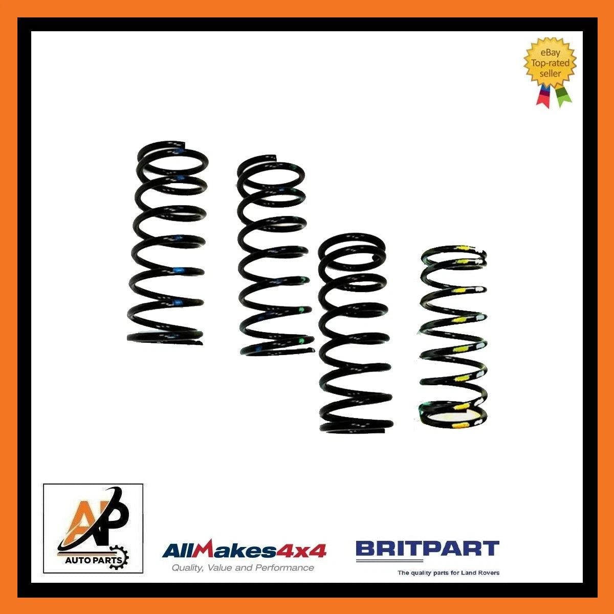 Front Rear Suspension Coil Spring Replacement for Land Rover Discovery (1994–2004)