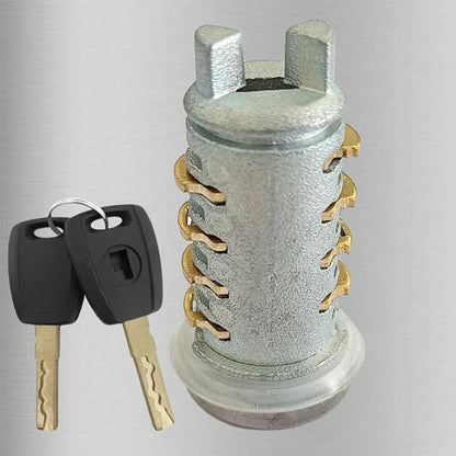 Door Lock Cylinder w/ 2 Keys for Fiat Doblo, Doblo Cargo, Panda, Punto