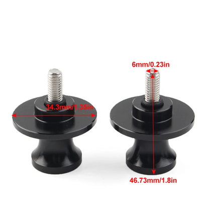 6MM Swingarm Spools Sliders (2) Orange for YAMAHA MT-09 FZ09 (2013-2022)