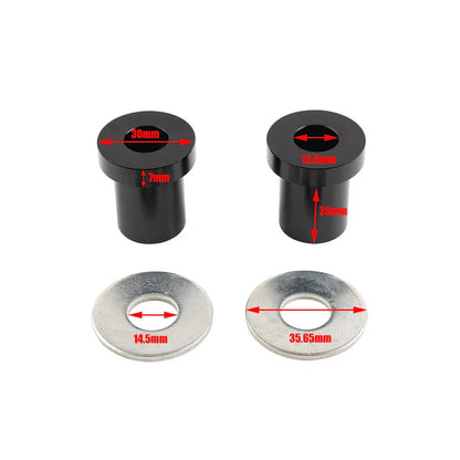 CNC Solid Handlebar Riser Bushings for Harley Touring Road King Softail